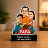 Papa Ka Scooter – Personalized Caricature Gift for Dad- Funny Father’s Day Gift for Dad (2 - Kids)