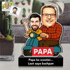Papa Ka Scooter – Personalized Caricature Gift for Dad- Funny Father’s Day Gift for Dad