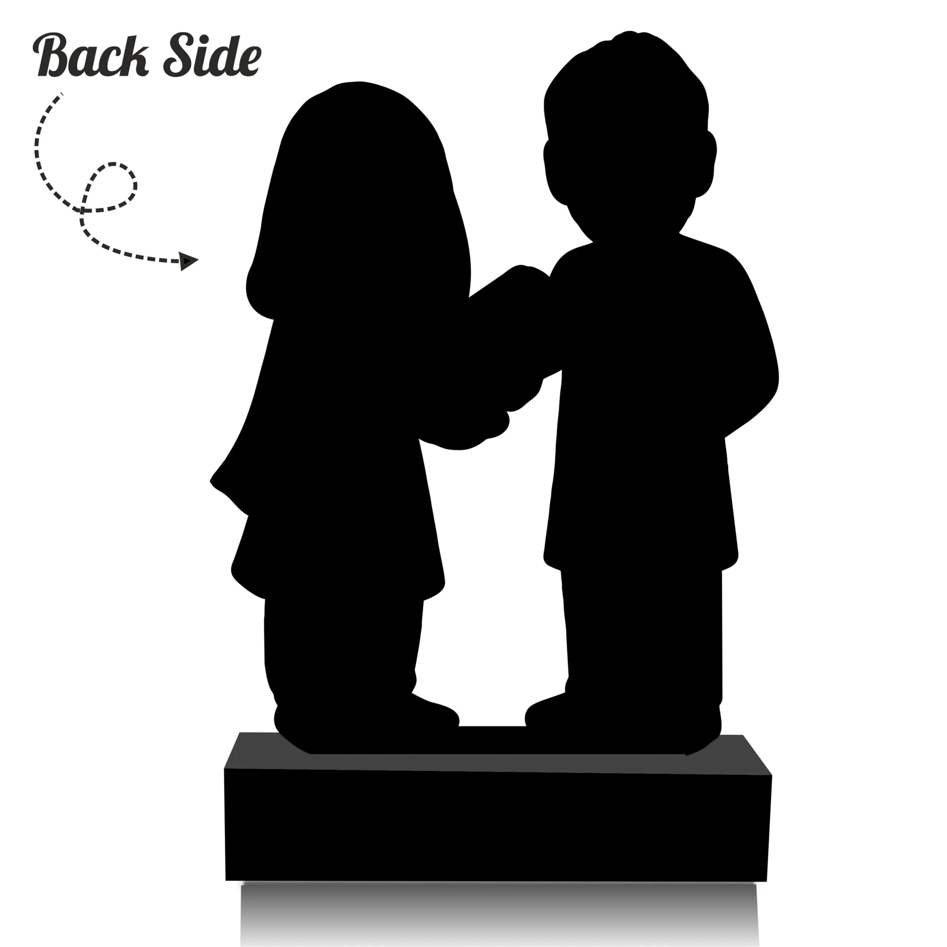 The Promise – Emotional Rakhi Gift for Brother India | Personalized Caricature Standee (6x4")