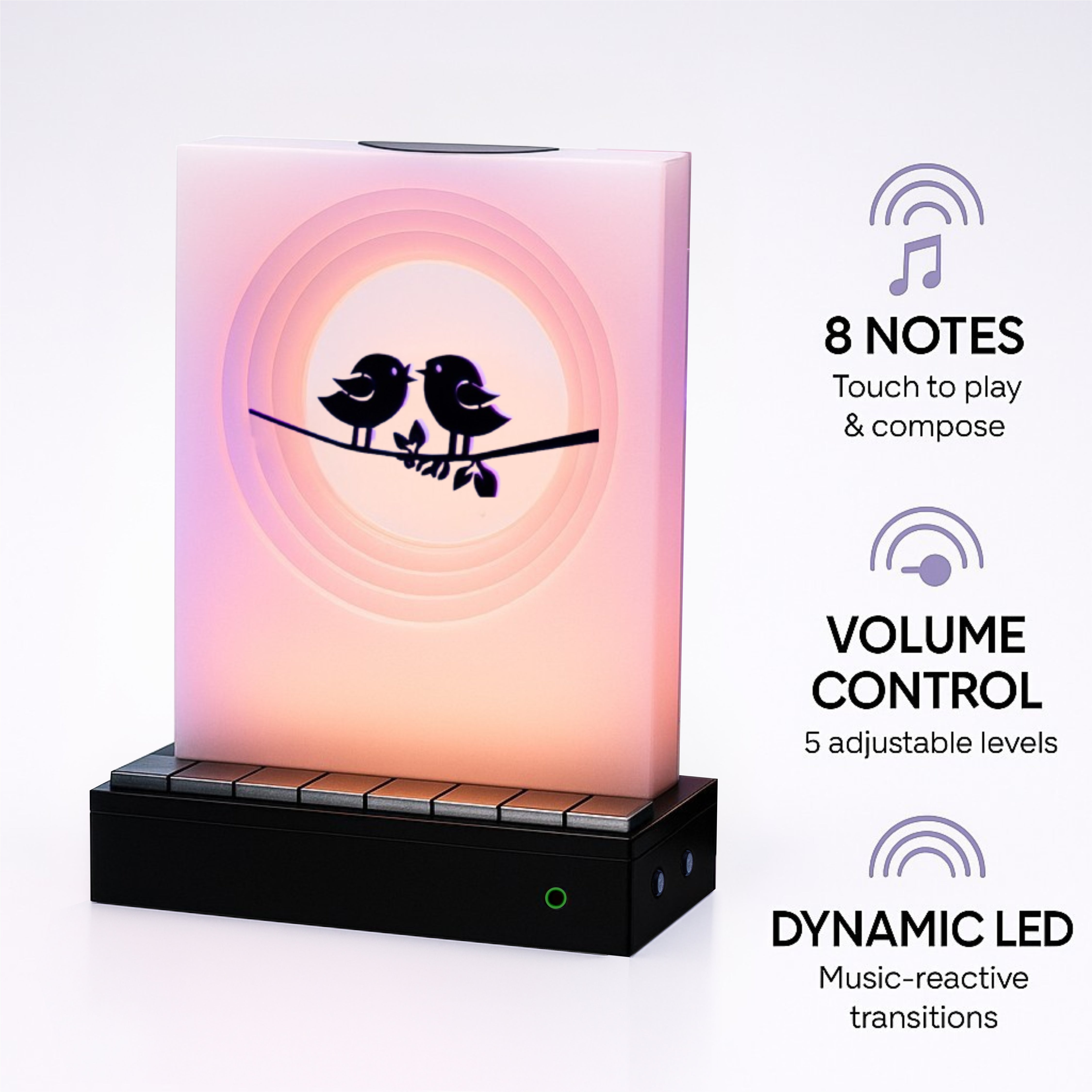 Telepathy Music - Stay Connected Music Lamps (2 Lamps)