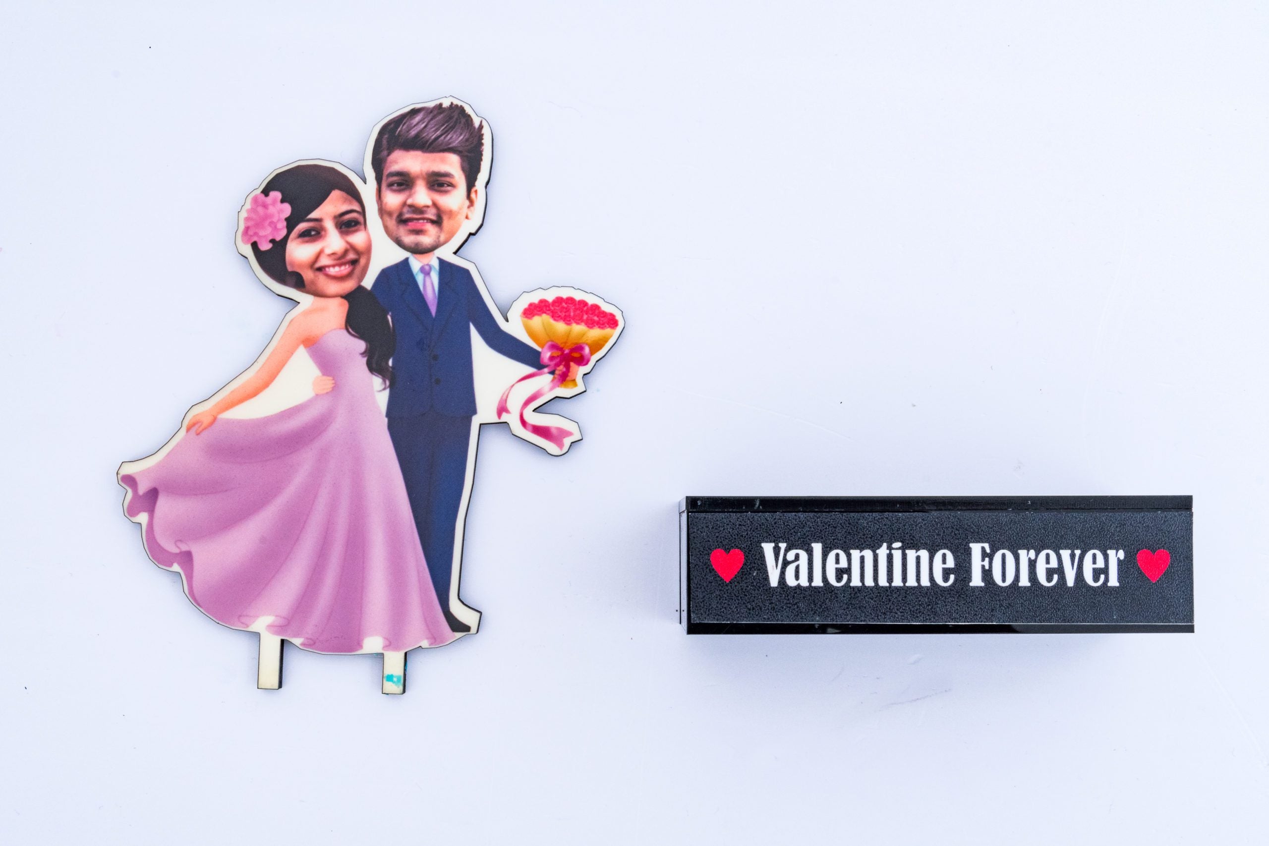 Valentine Forever Couple Caricature