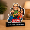 Papa Ka Scooter – Personalized Caricature Gift for Dad- Funny Father’s Day Gift for Dad (3 - Kids)