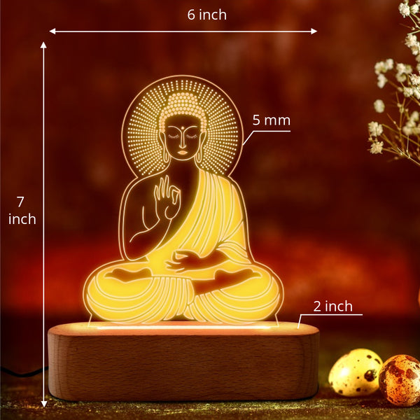 Tranquility - Buddha Lamp Decor