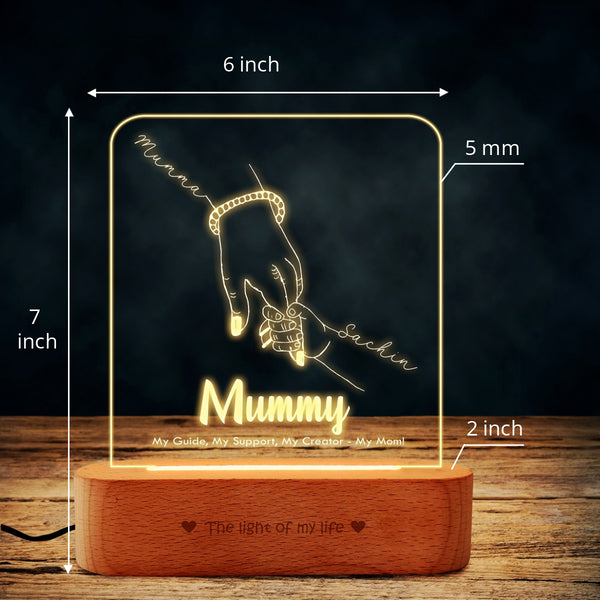 Guiding Light: Personalized Mom & Child Lamp