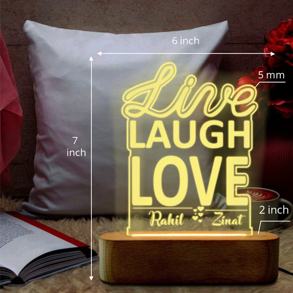 Live Love Laugh Lamp
