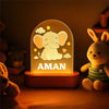 Birthday Gift for Kids – Personalized Elephant Night Lamp with Name