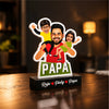 Dad's Shoulder Crew: Personalized Caricature Standee