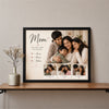 Personalized Family Photo Frame for Mom (10x16 Inch)