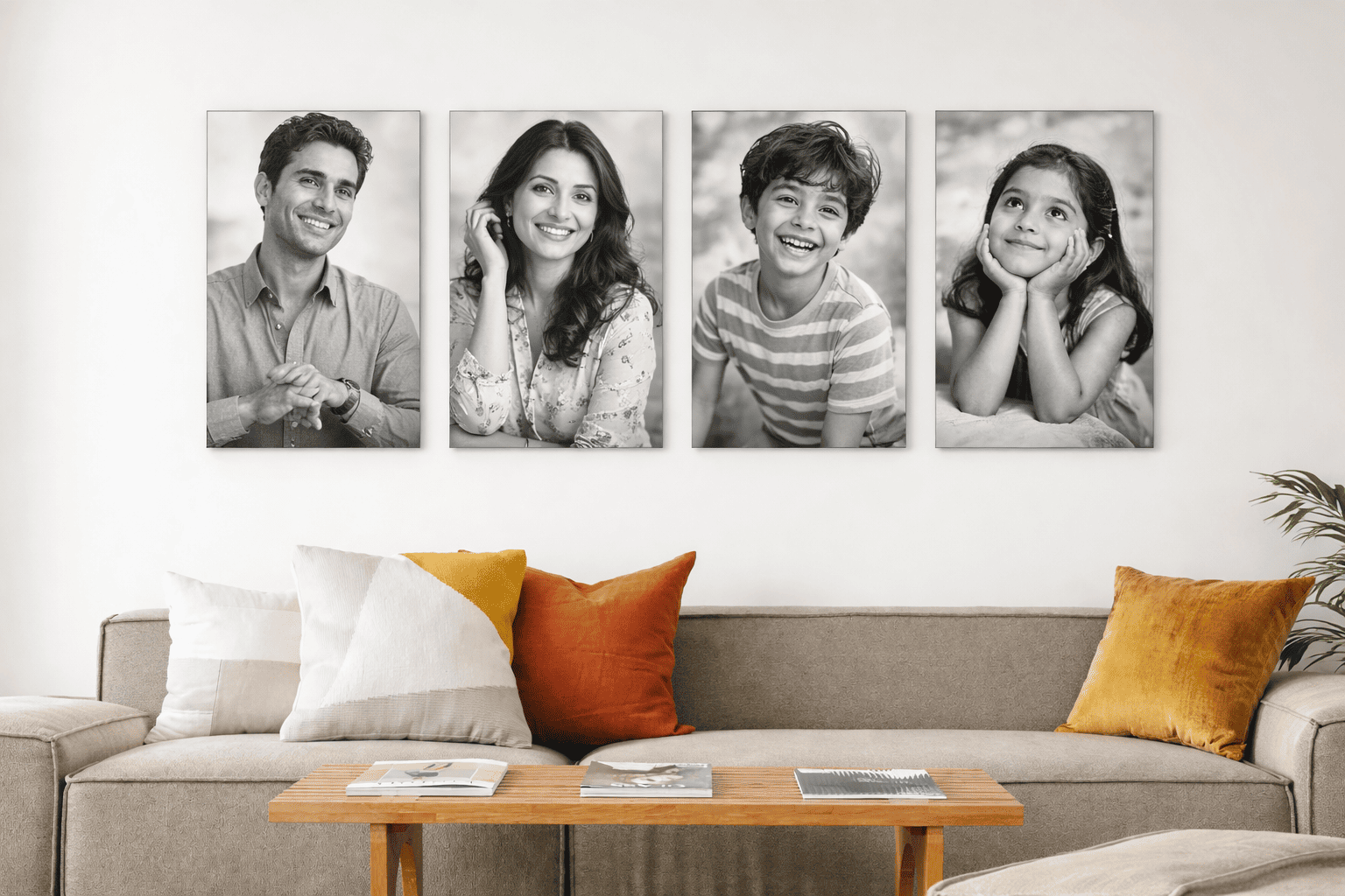 Acrylic Photo Frame for Wall – Frameless Glass-Like Premium Display | Modern Wall Mounted Family & Portrait Photo Frame