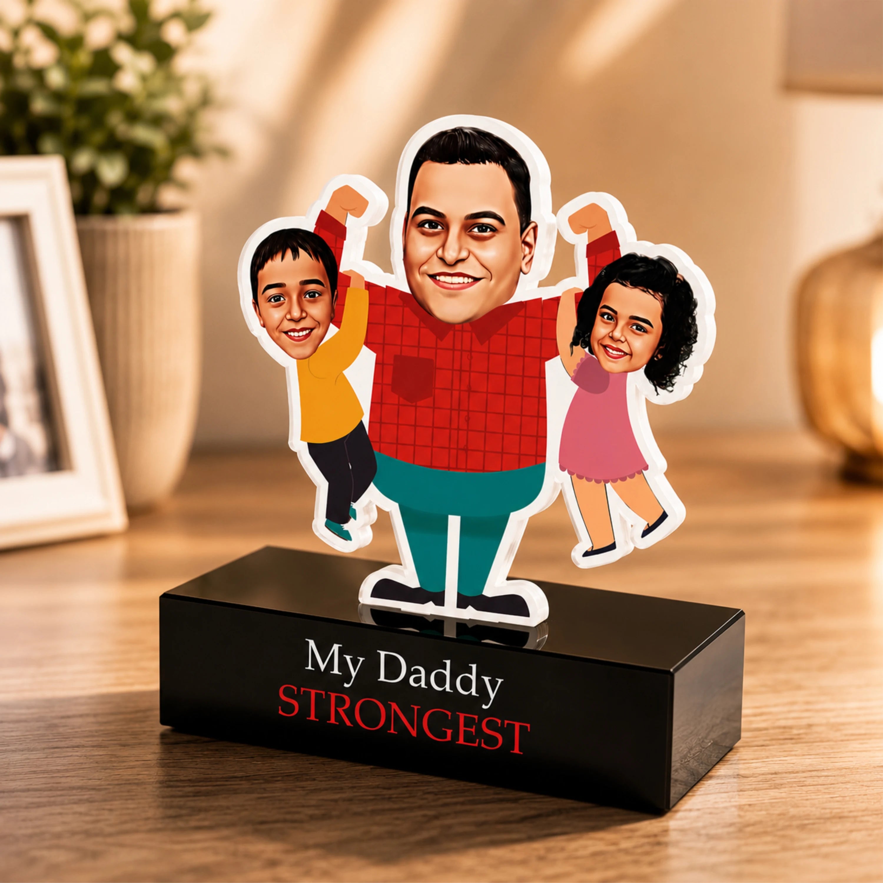 Strongest Daddy – Photo Caricature for Dad