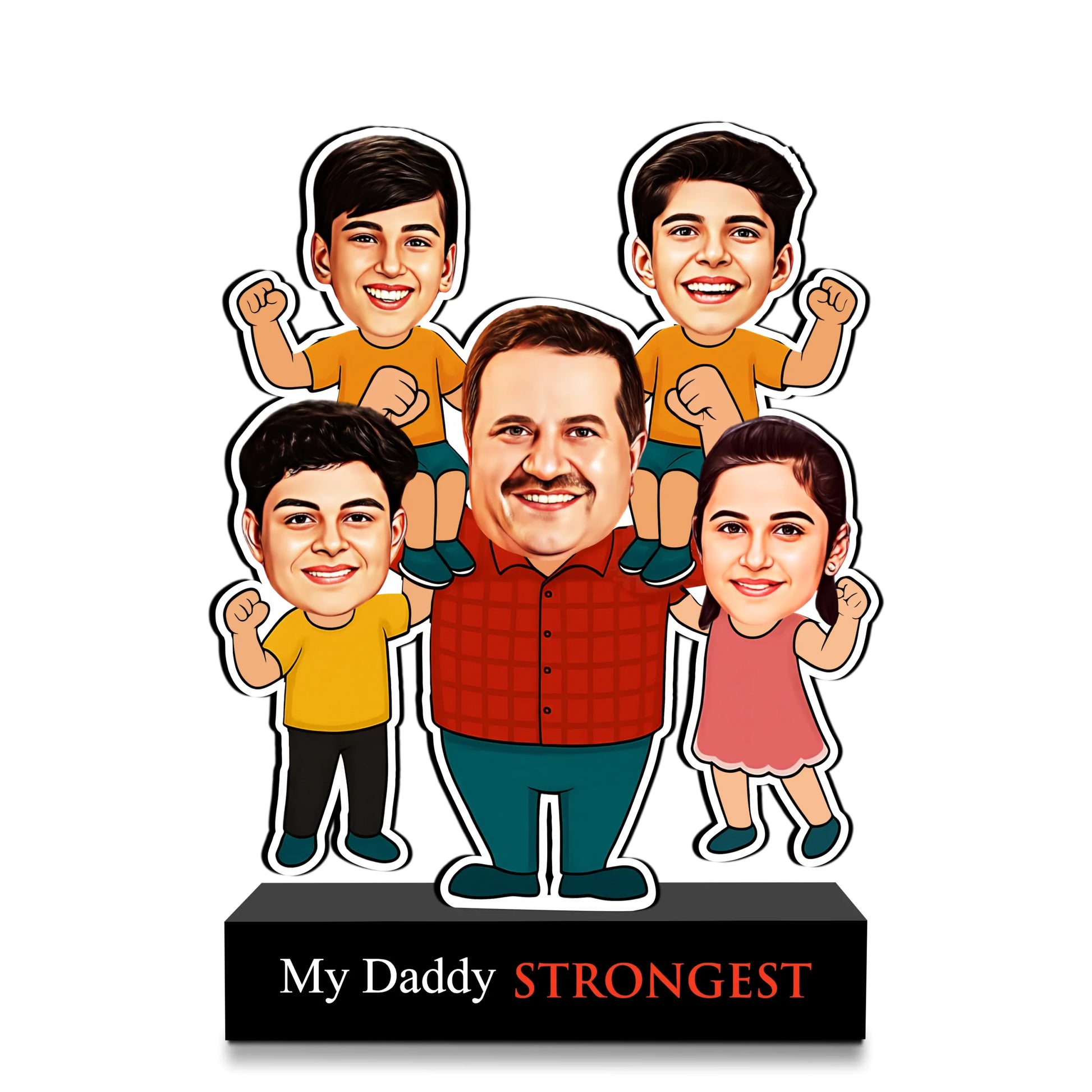 Strongest Daddy – Photo Caricature for Dad
