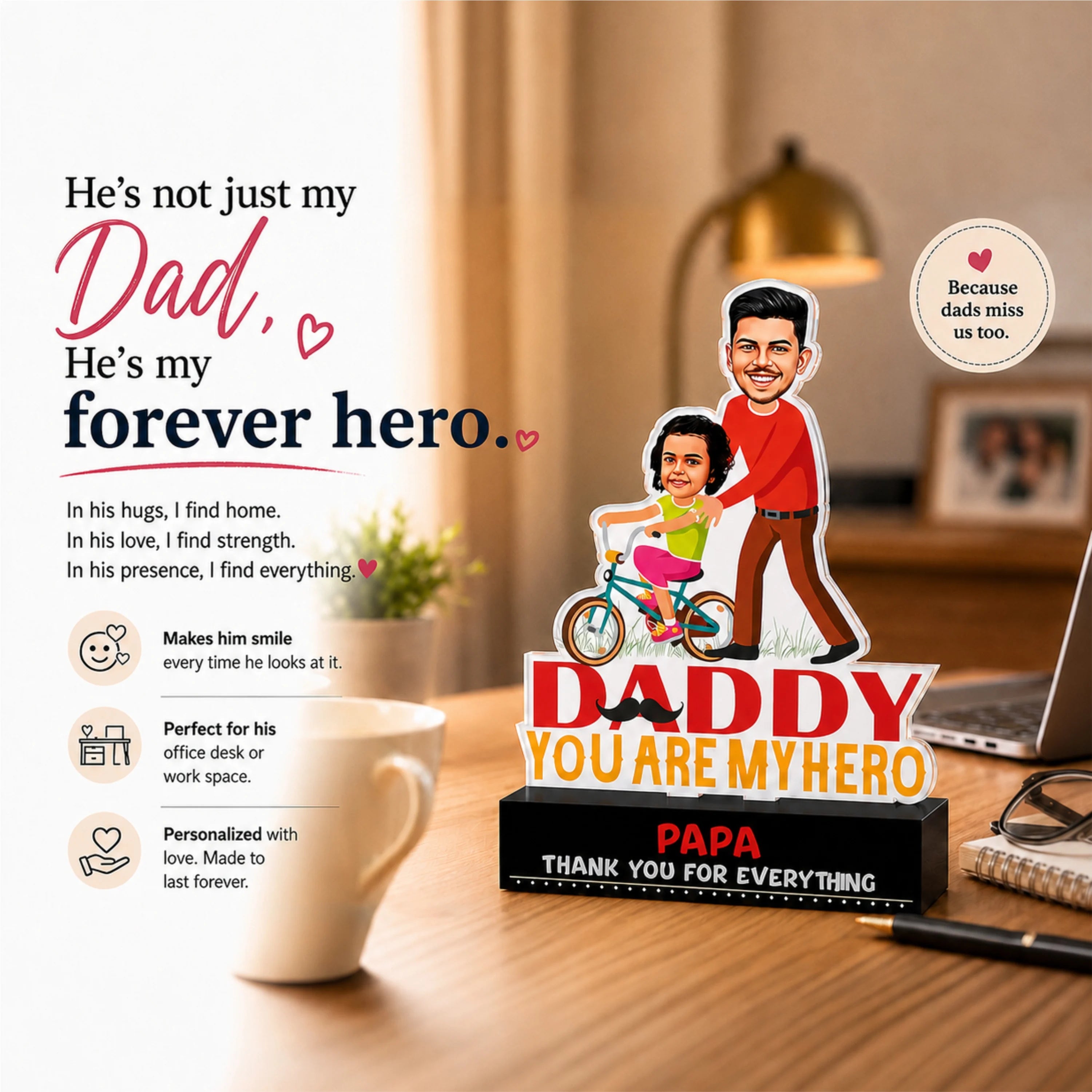 Dad's Life Lessons: My Hero Standee