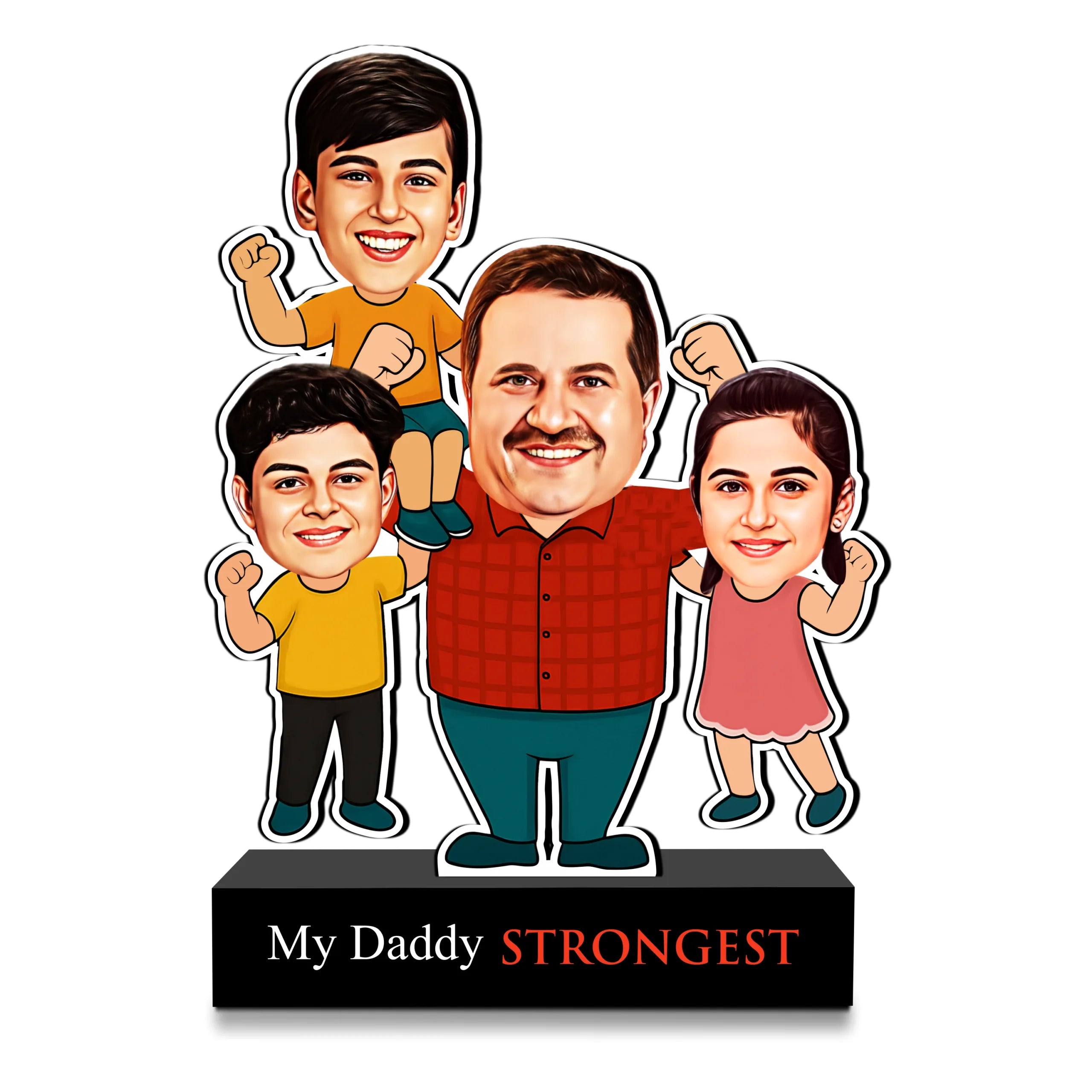 Strongest Daddy – Photo Caricature for Dad