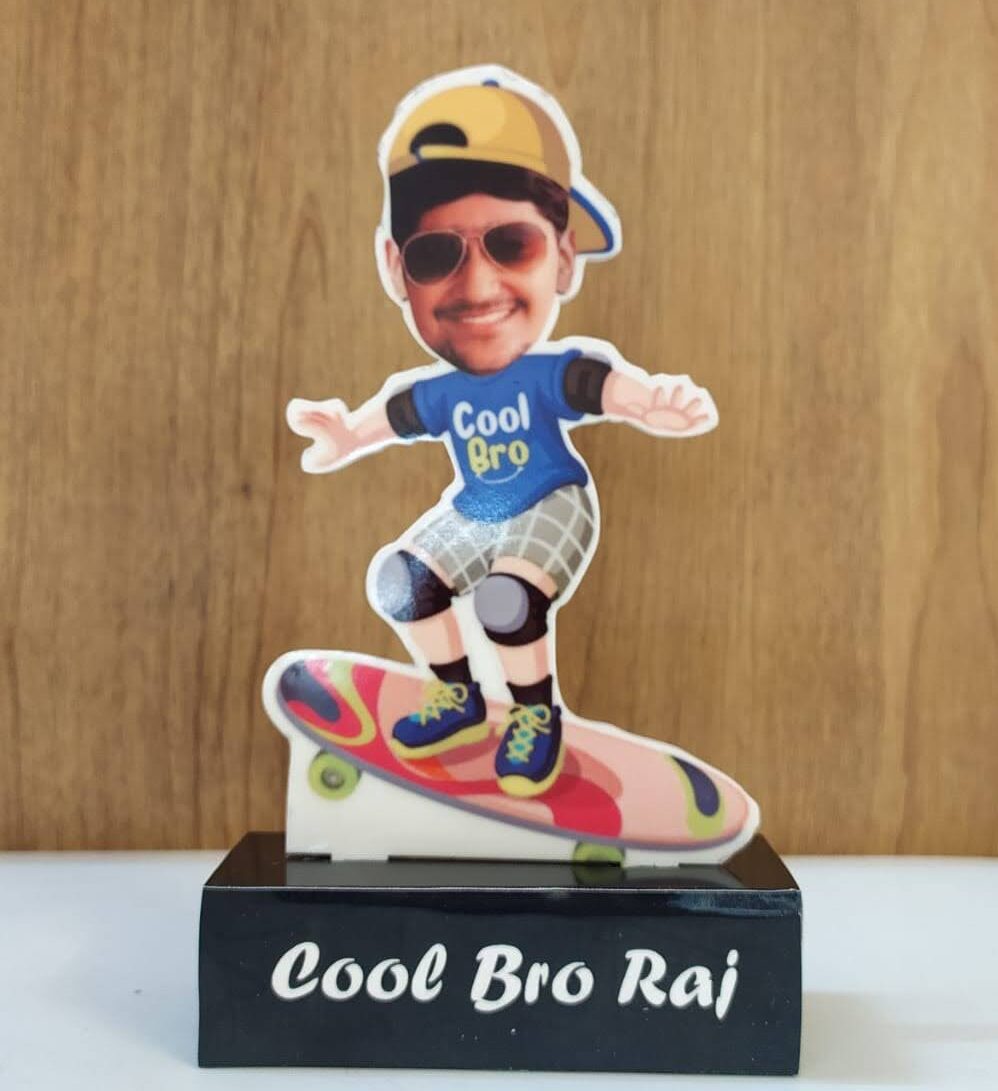 Cool Dude Personalized caricature standee