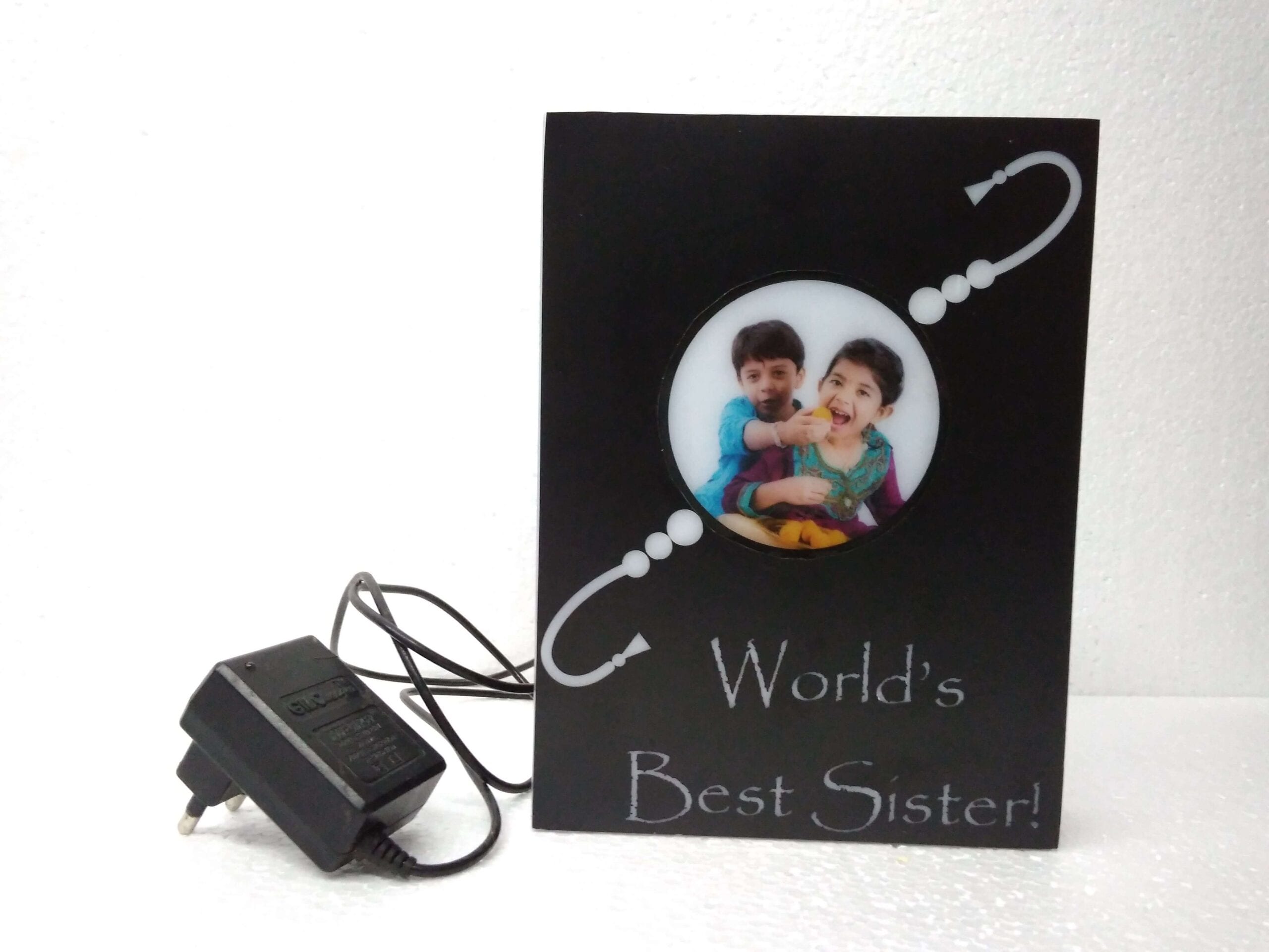 Dor -Rakhi Personalized Lamp with caption!