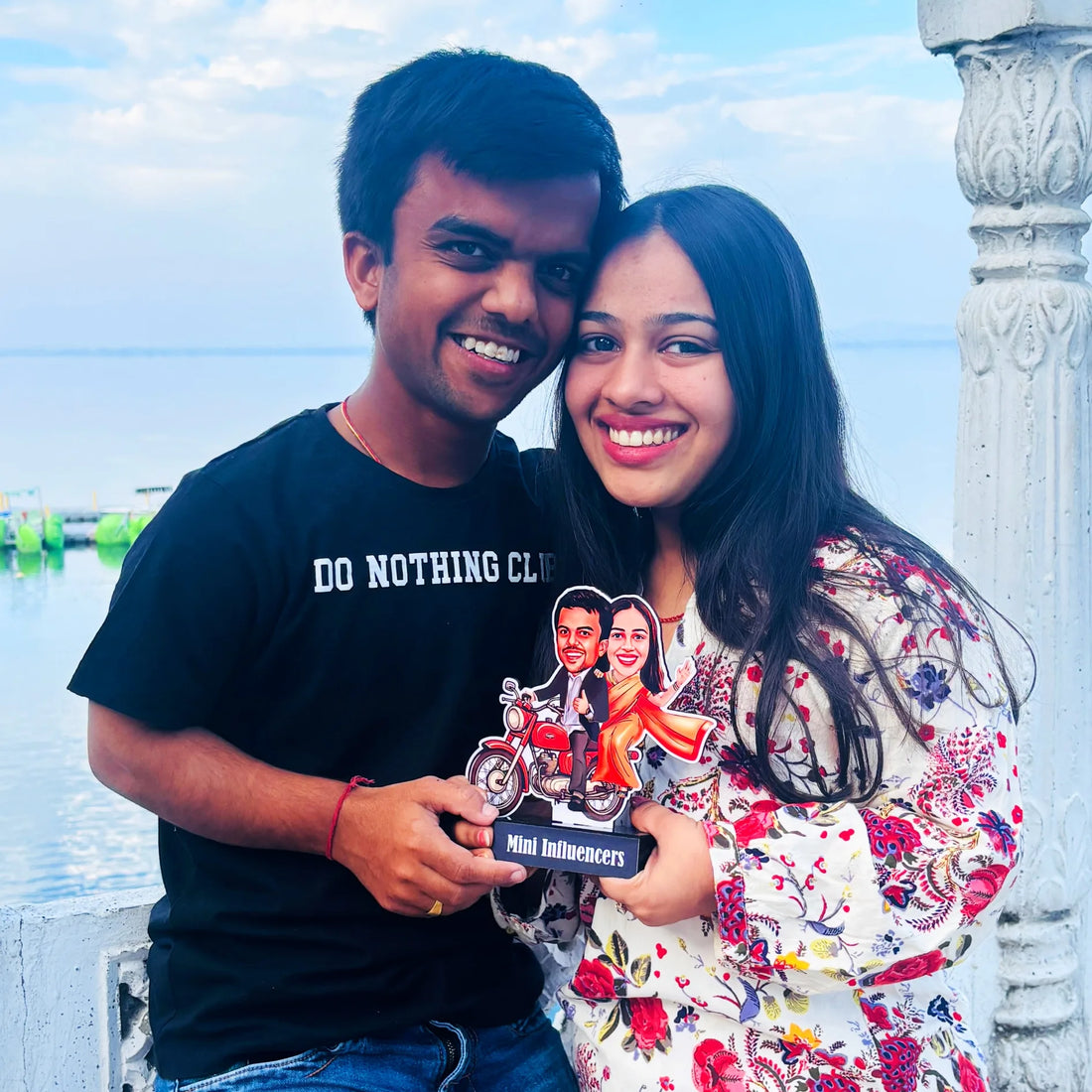 Ride of Love: Personalized New Couple Gift for Bike Lovers