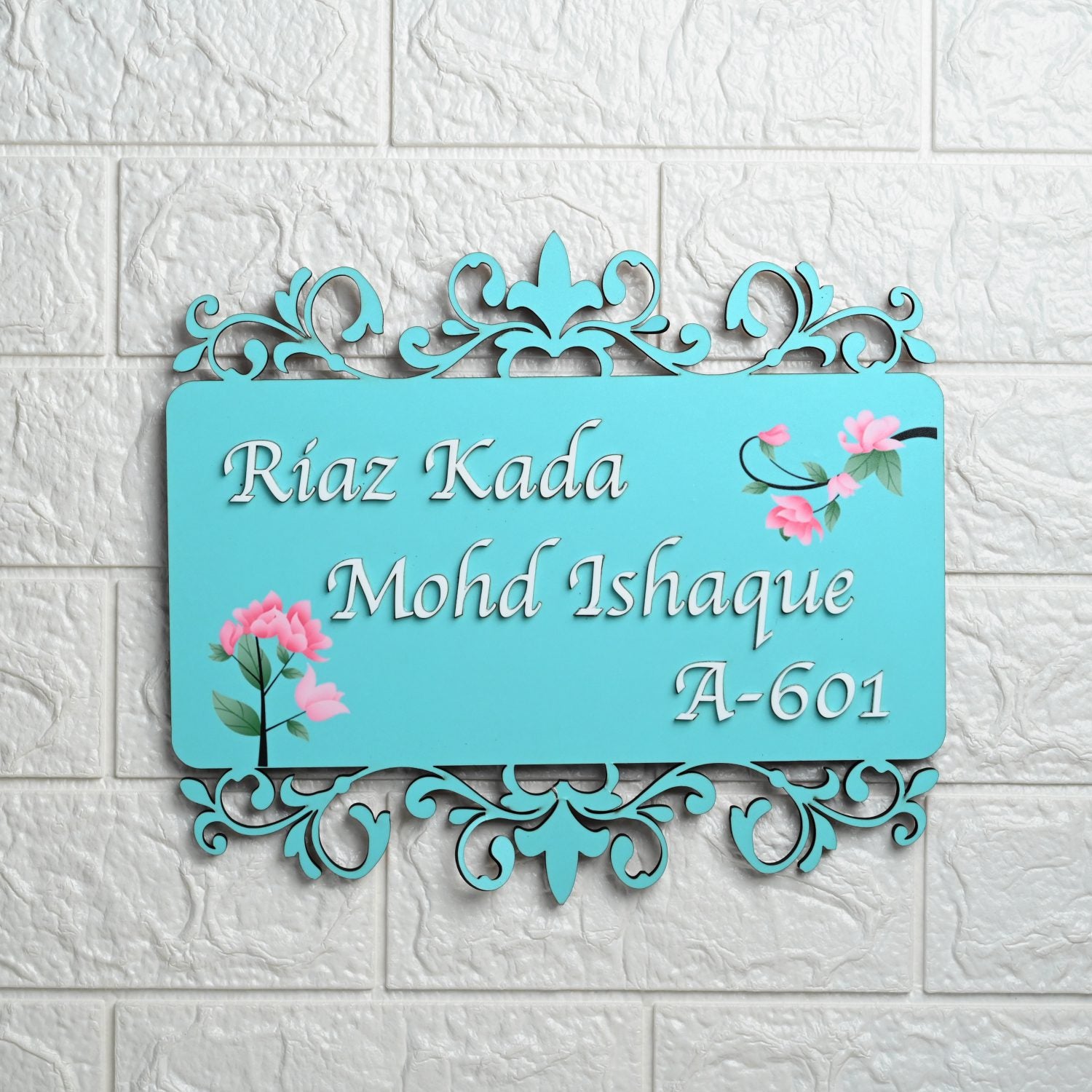 Bloom in the sky - name plate