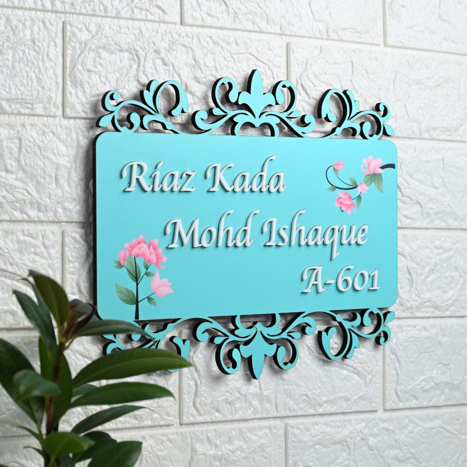 Bloom in the sky - name plate
