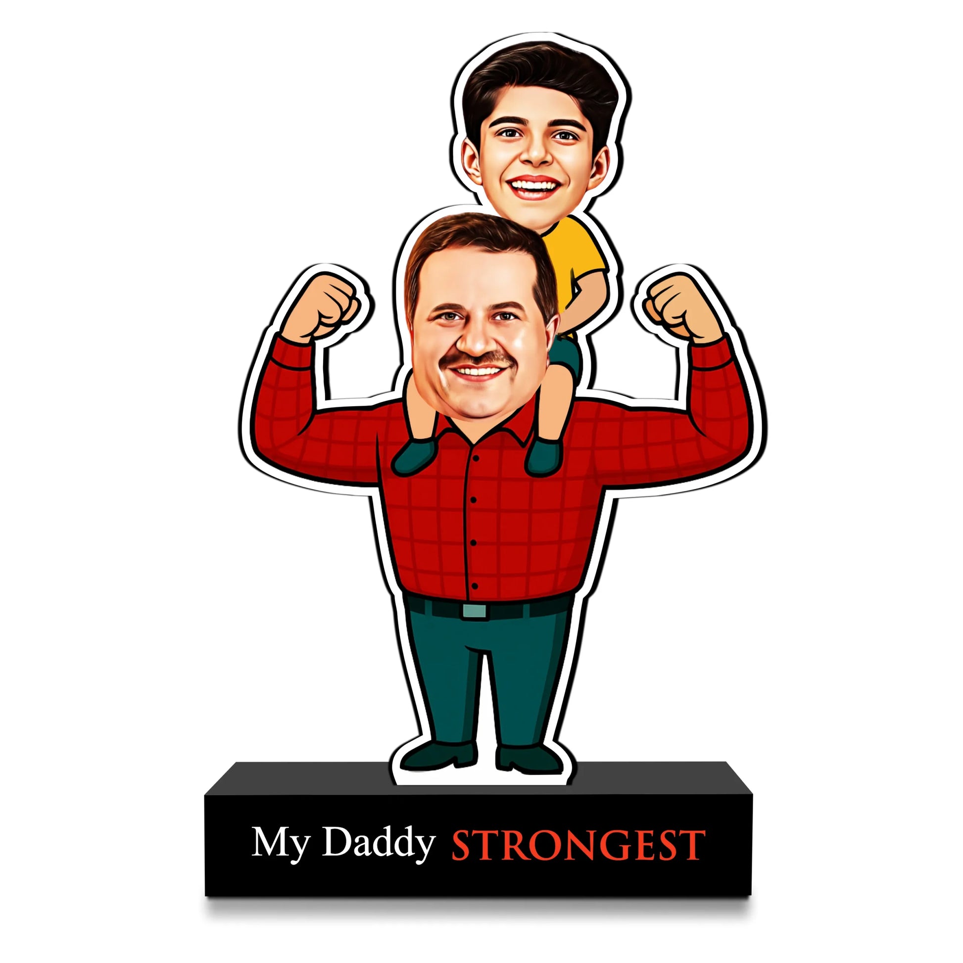 Strongest Daddy – Photo Caricature for Dad
