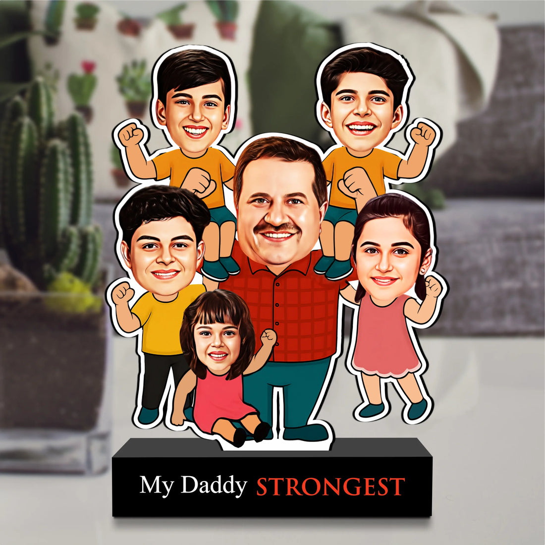 Strongest Daddy – Photo Caricature for Dad
