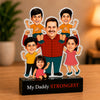 Strongest Daddy – Photo Caricature for Dad (5 - Kids)