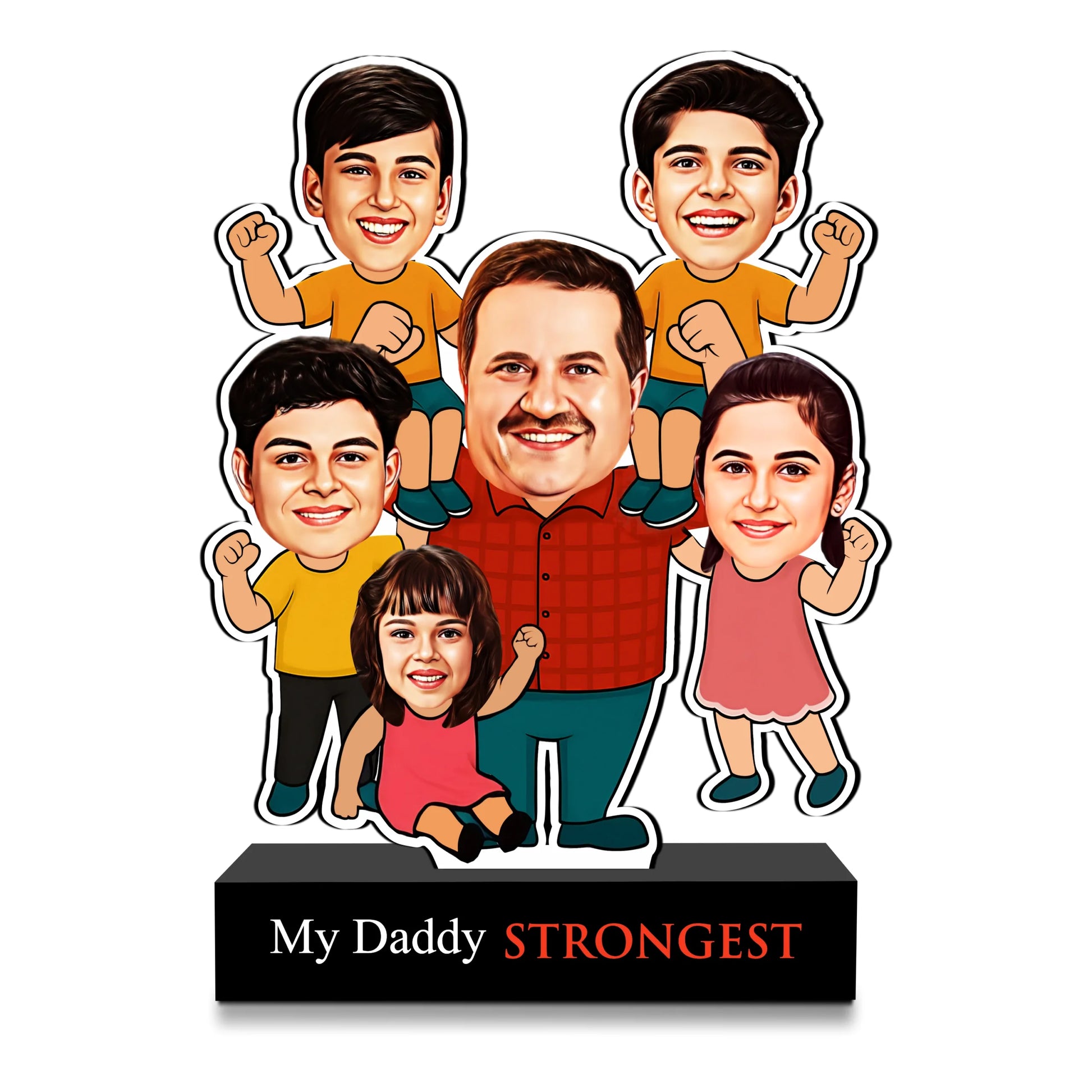 Strongest Daddy – Photo Caricature for Dad
