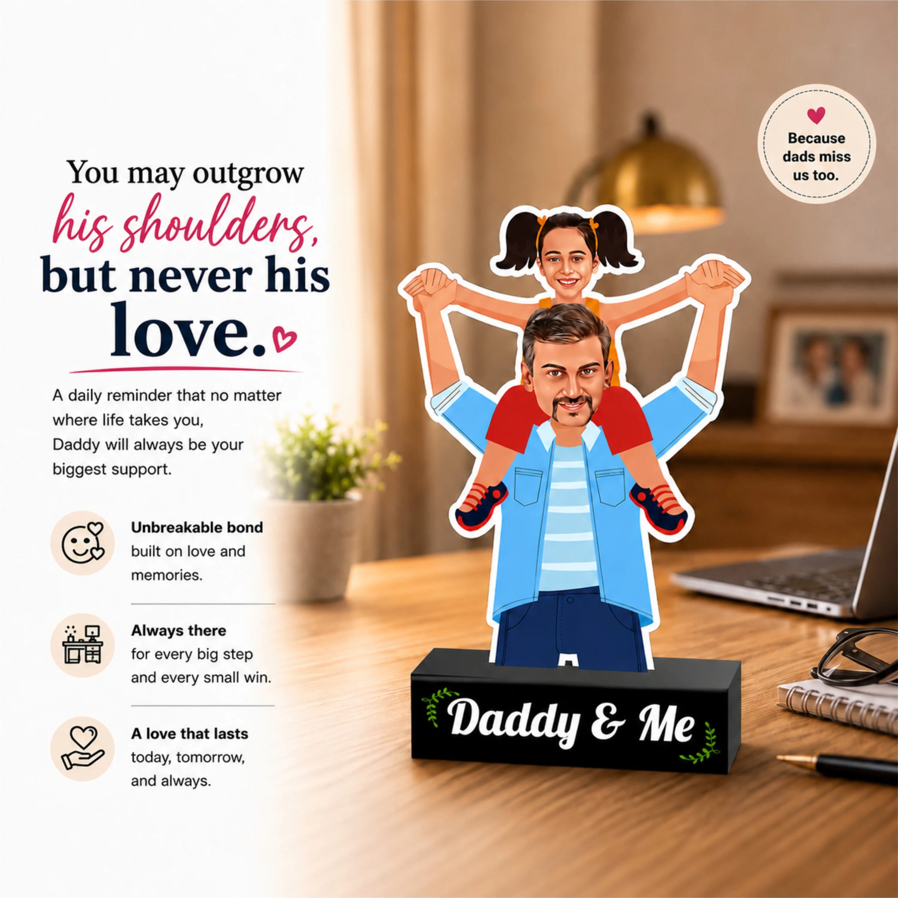 Papa's Shoulder Parade - Gift for Papa