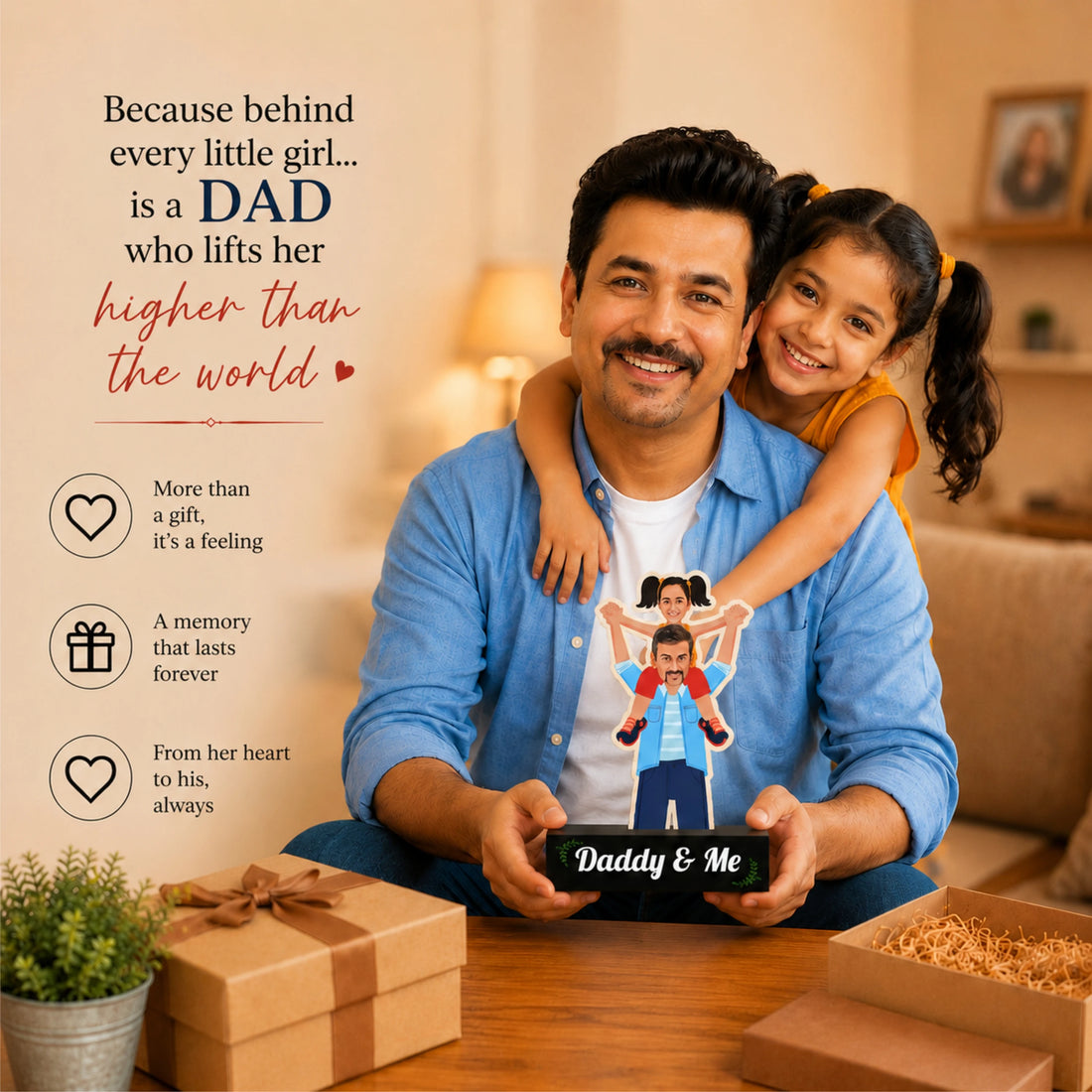 Papa's Shoulder Parade - Gift for Papa