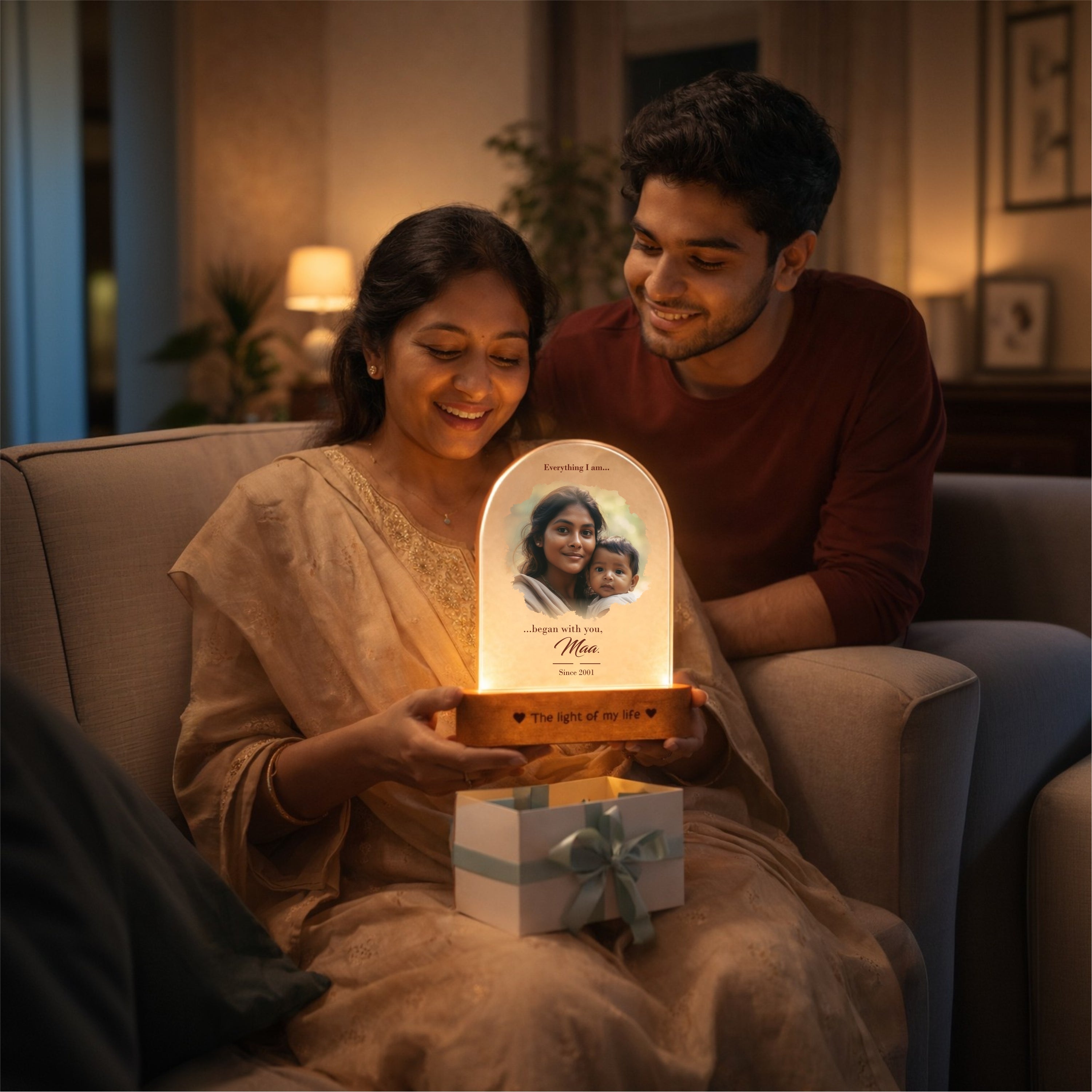 Custom Photo Lamp for Mom – Where I Began