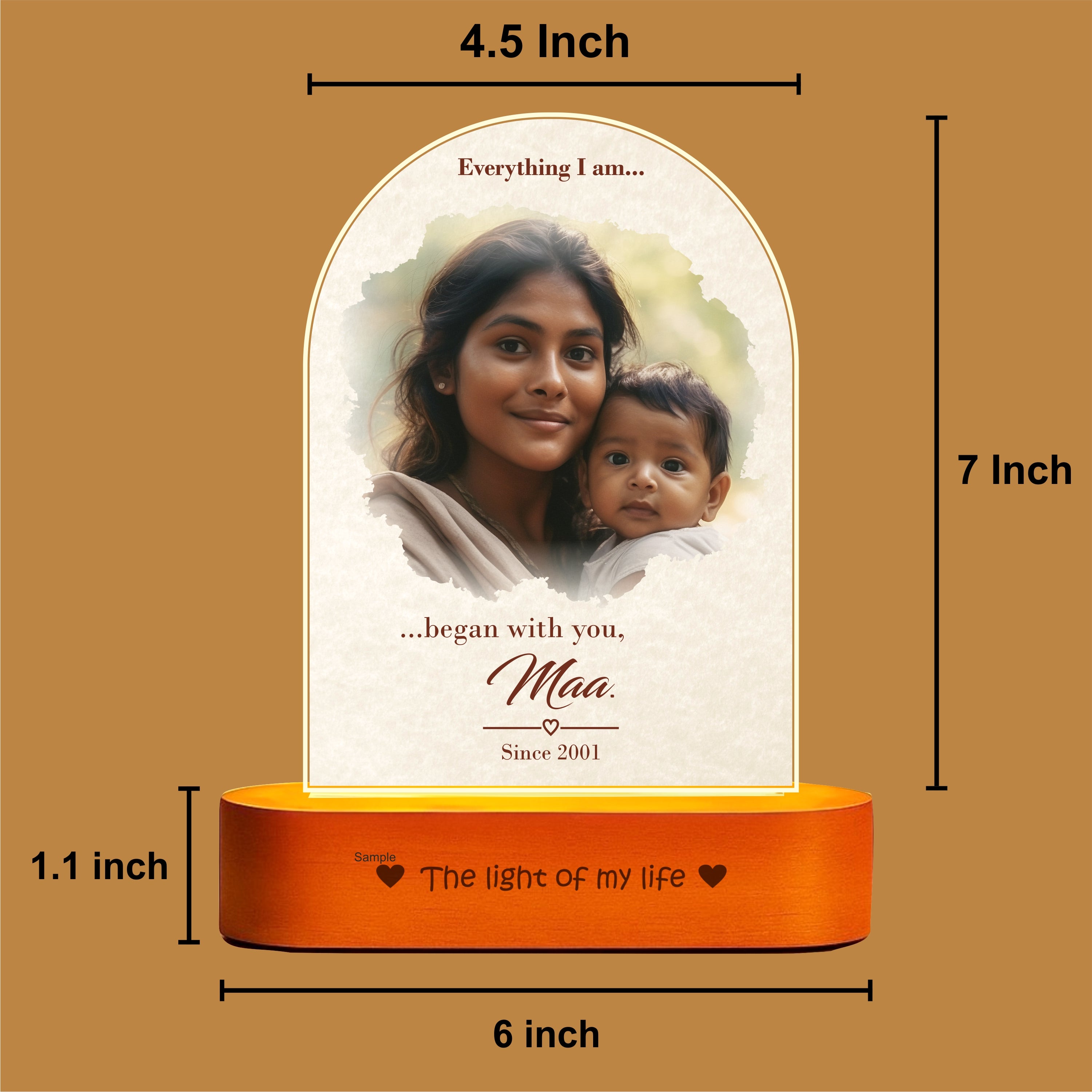 Custom Photo Lamp for Mom – Where I Began