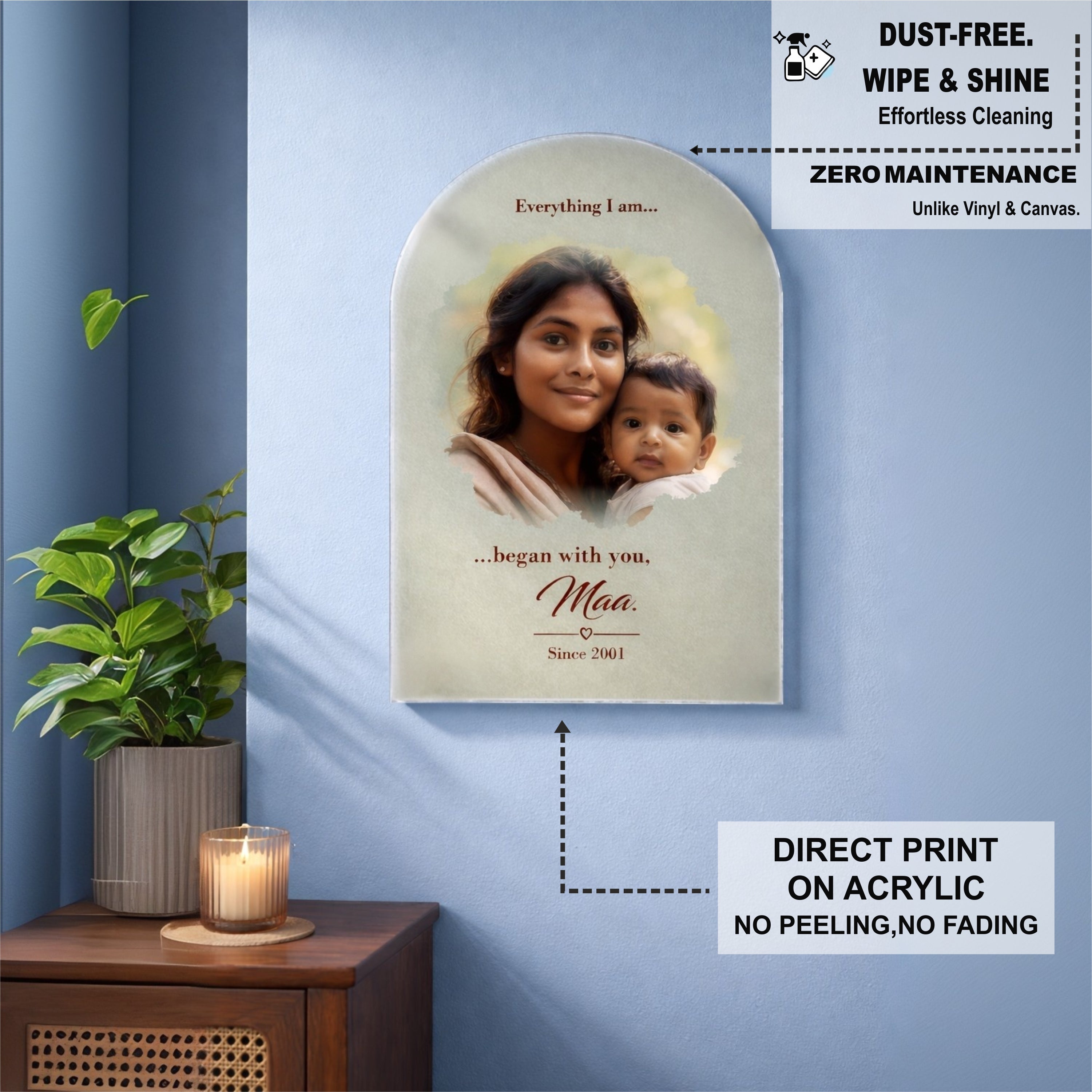Personalized Photo Frame for Mom – The First Home