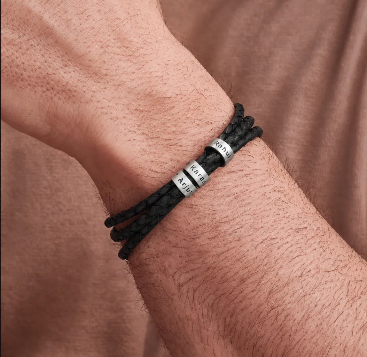 Inner Circle | Personalized Family Name Bracelet for Men