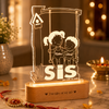 Rakhi gift for sister - Sister Love Lamp