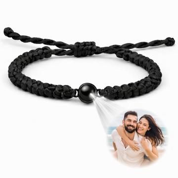 Zoci Voci Orbit - Photo Projection Bracelet for Couples – Hidden Picture Inside | Waterproof Stainless Steel Memory Bracelet | Gift for Husband, Wife & Anniversary