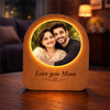 Mom, My Safe Place – LED Acrylic Photo Lamp for Mom | Mother’s Day Gift (5x4 Inch Lamp with 3 Inch Photo)