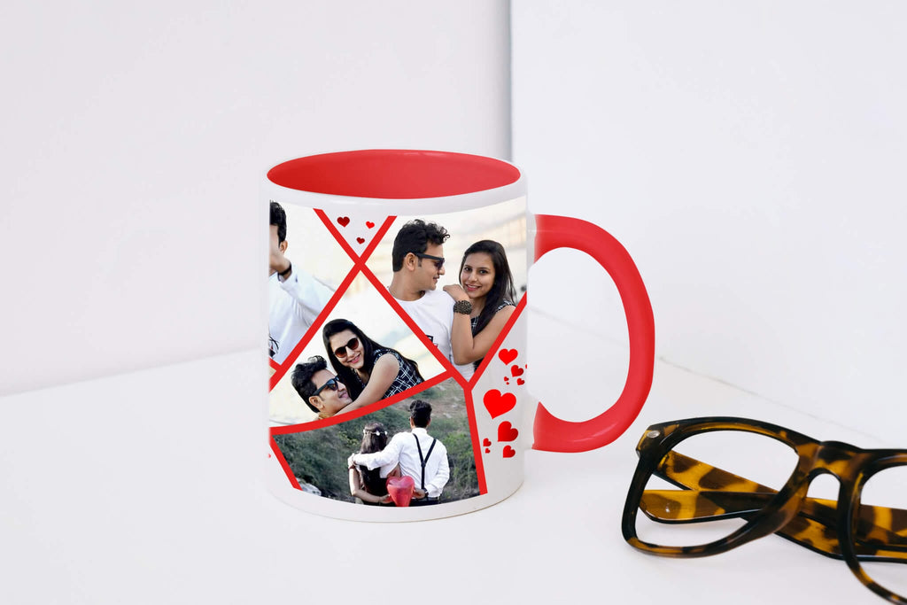 Collage photo mug