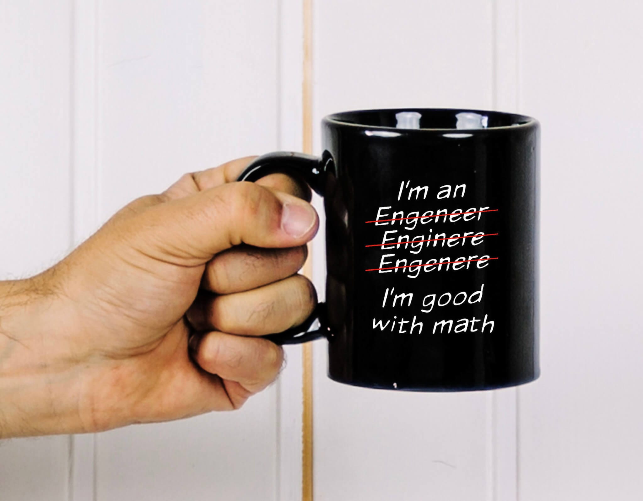 Engineer's math personalized name mug