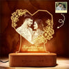 Radiant Love: Personalized Photo Glow Lamp