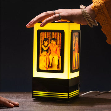 Bedroom lamp with photos - Telepathy