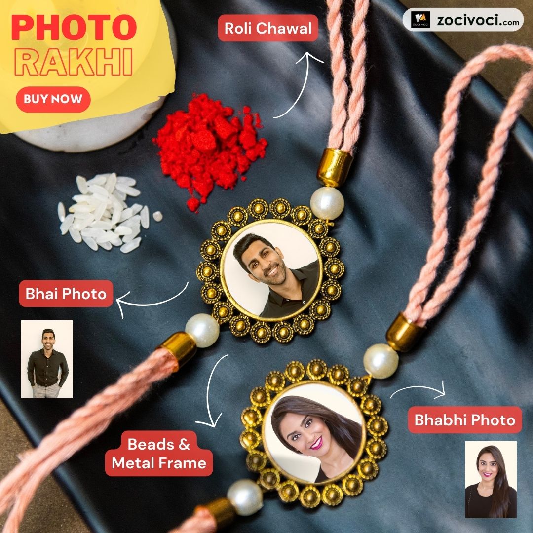 photo rakhi set