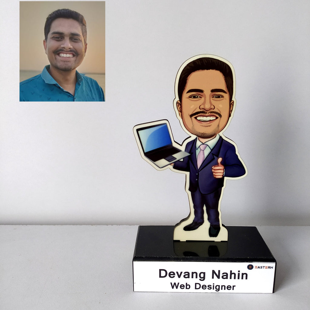 IT Personalized caricature standee - Corporate gift