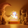 First Birthday Gift with Name – Personalized Unicorn Night Lamp for Girls