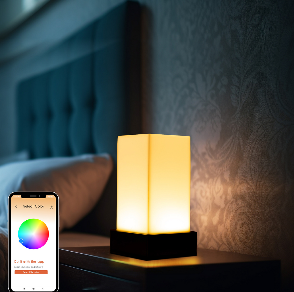 Telepathy Crystal – Smart Table Lamp For Bed Room