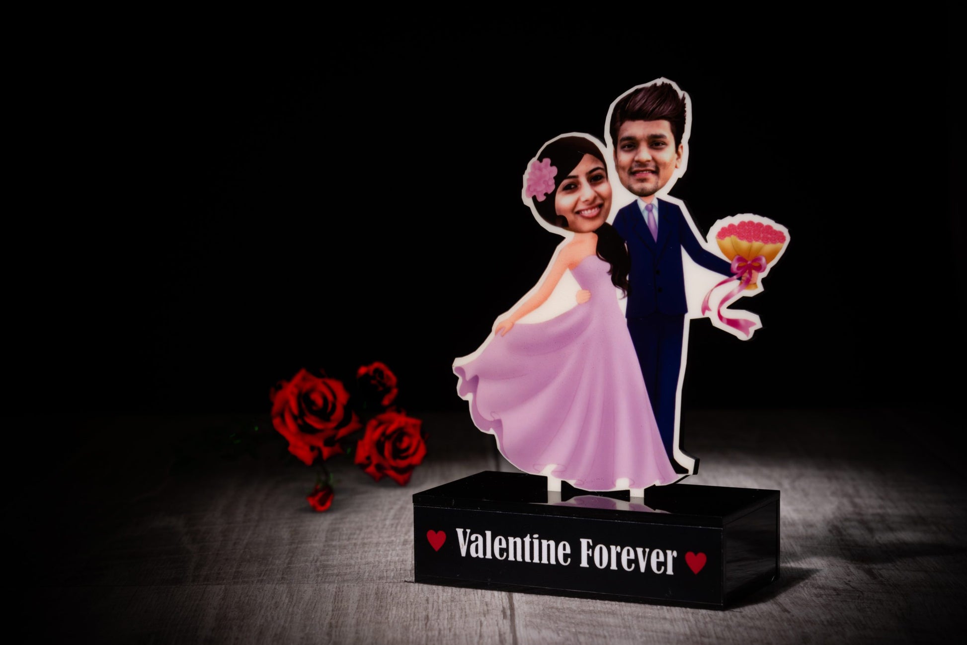Valentine Forever Couple Caricature