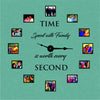 Family photo frame wall clock