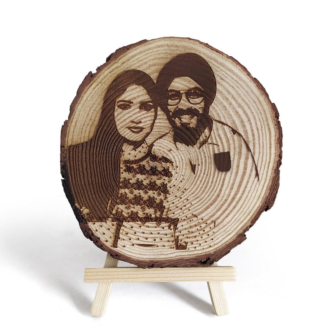 Engraved wooden plaque