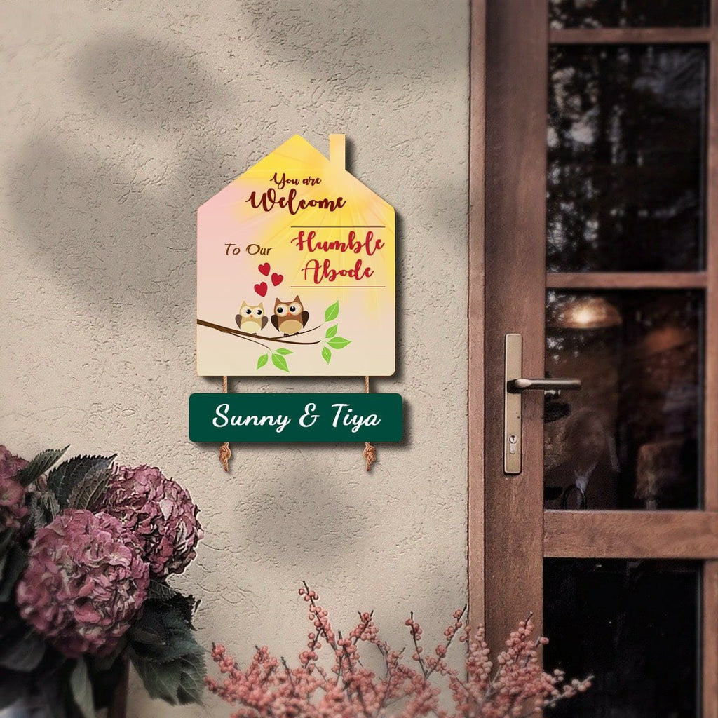 Morning Whispers – Humble Adobe Name Plate