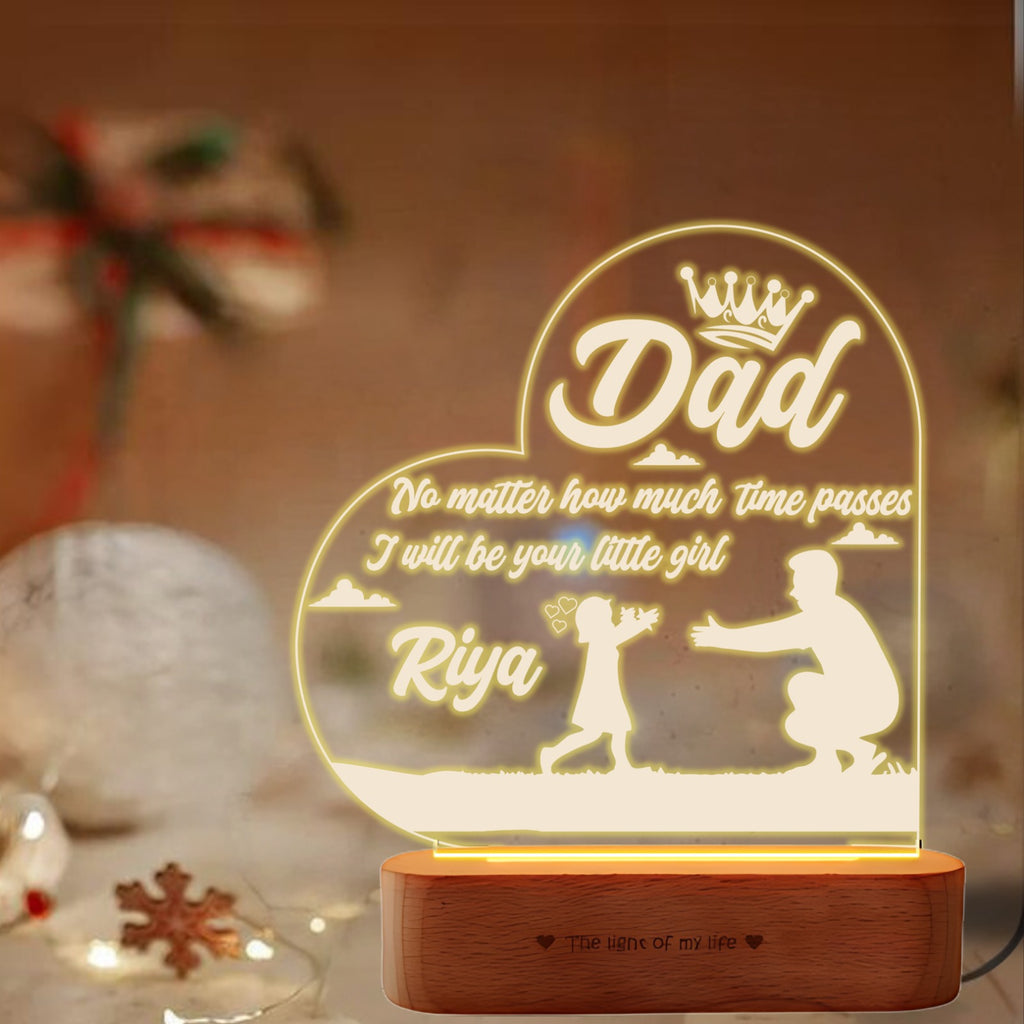 A Daughter's Promise Lamp - Gift For Father