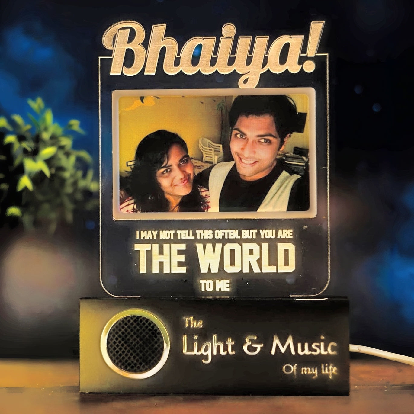 Shine On, Bhaiya - A Photo Gift For Brother