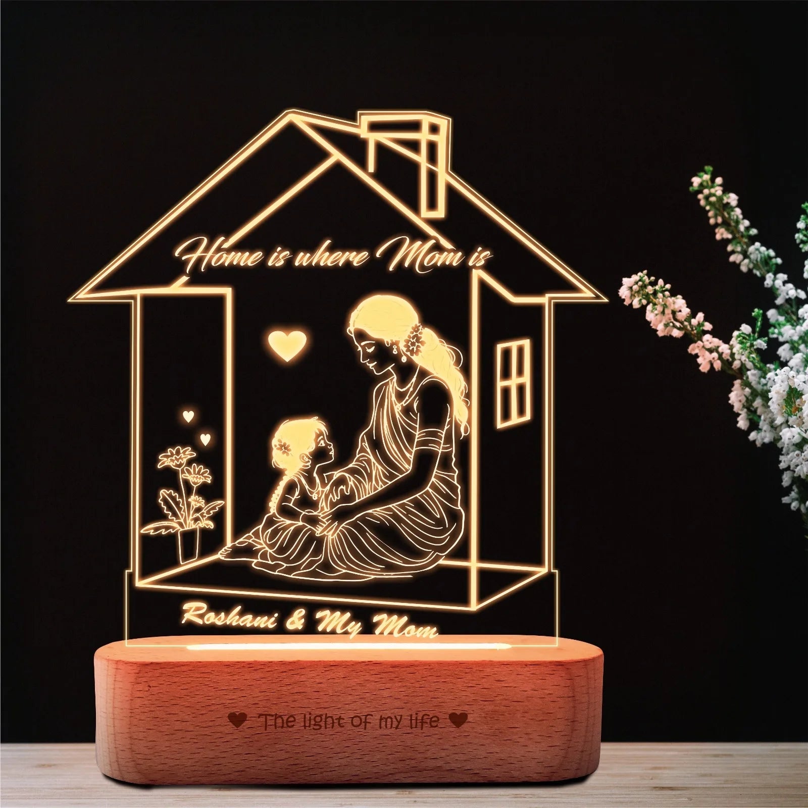The Heart of Every Home – Customized Gift for Mom